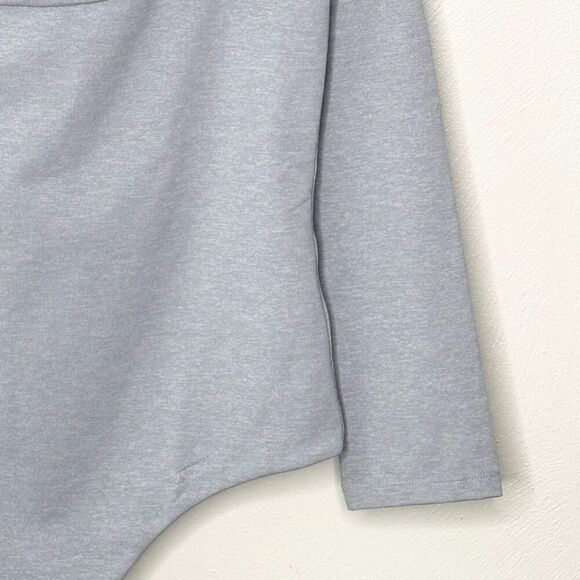 Babaton Aritzia Contour Crew Scoop Neck Flip Down Long Sleeve Bodysuit - NWT - W - Picture 4 of 11